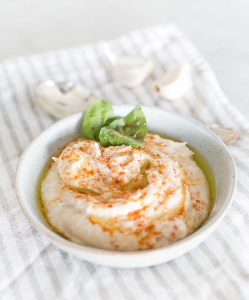 Roasted Garlic White Bean Dip Natures Fare