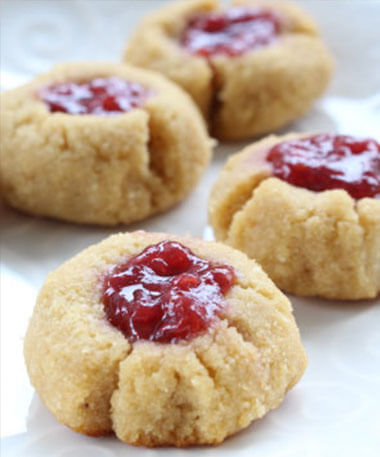 Joyous Health: Gluten-free Raspberry Jam Cookies