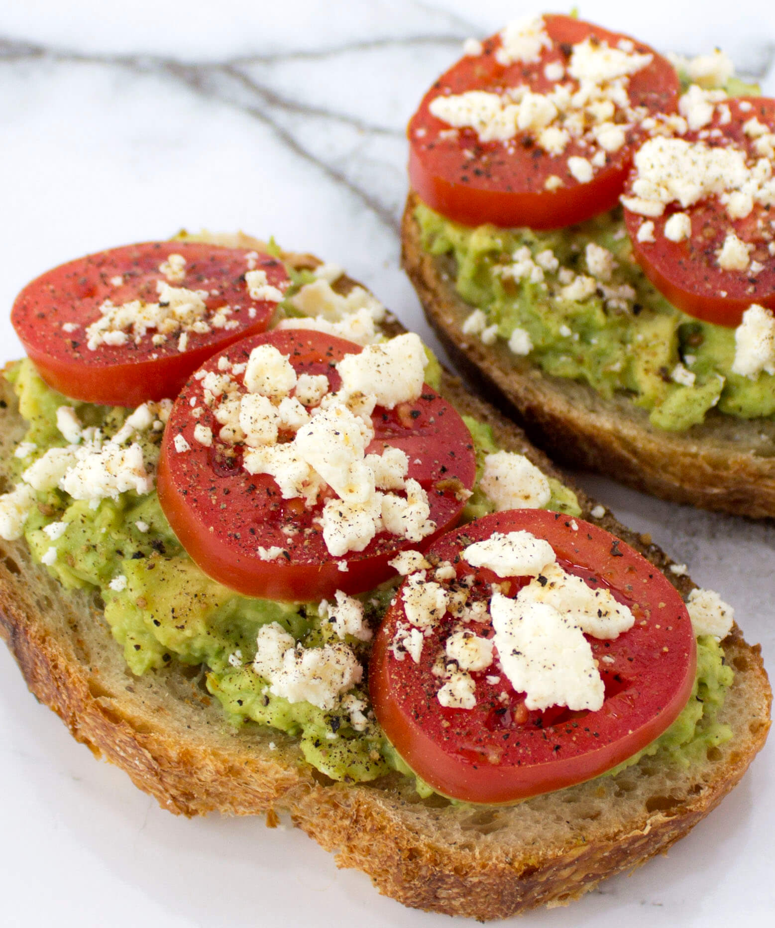 Greek Avocado Toast