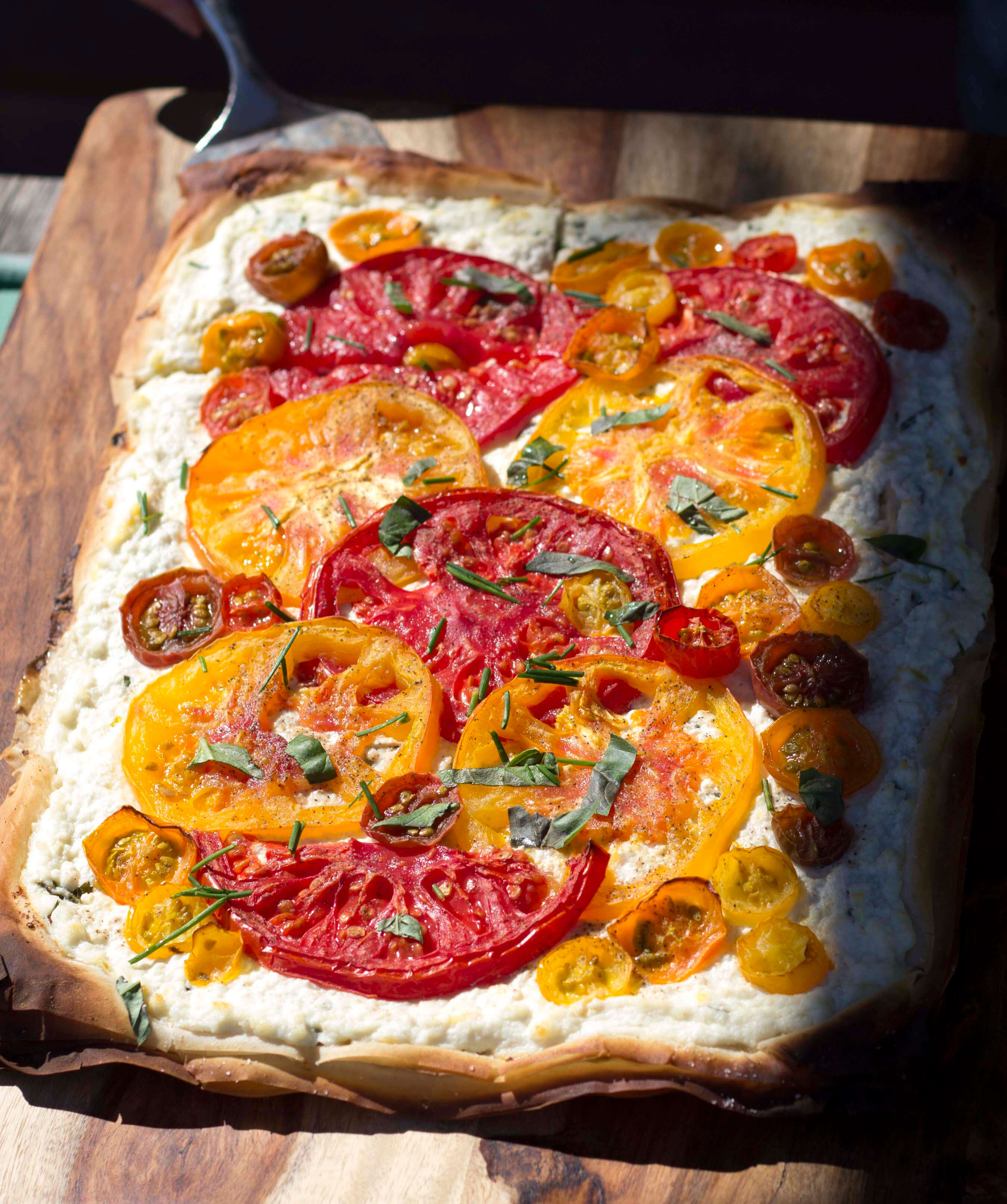 Heirloom Tomato Ricotta Phyllo Tart Natures Fare