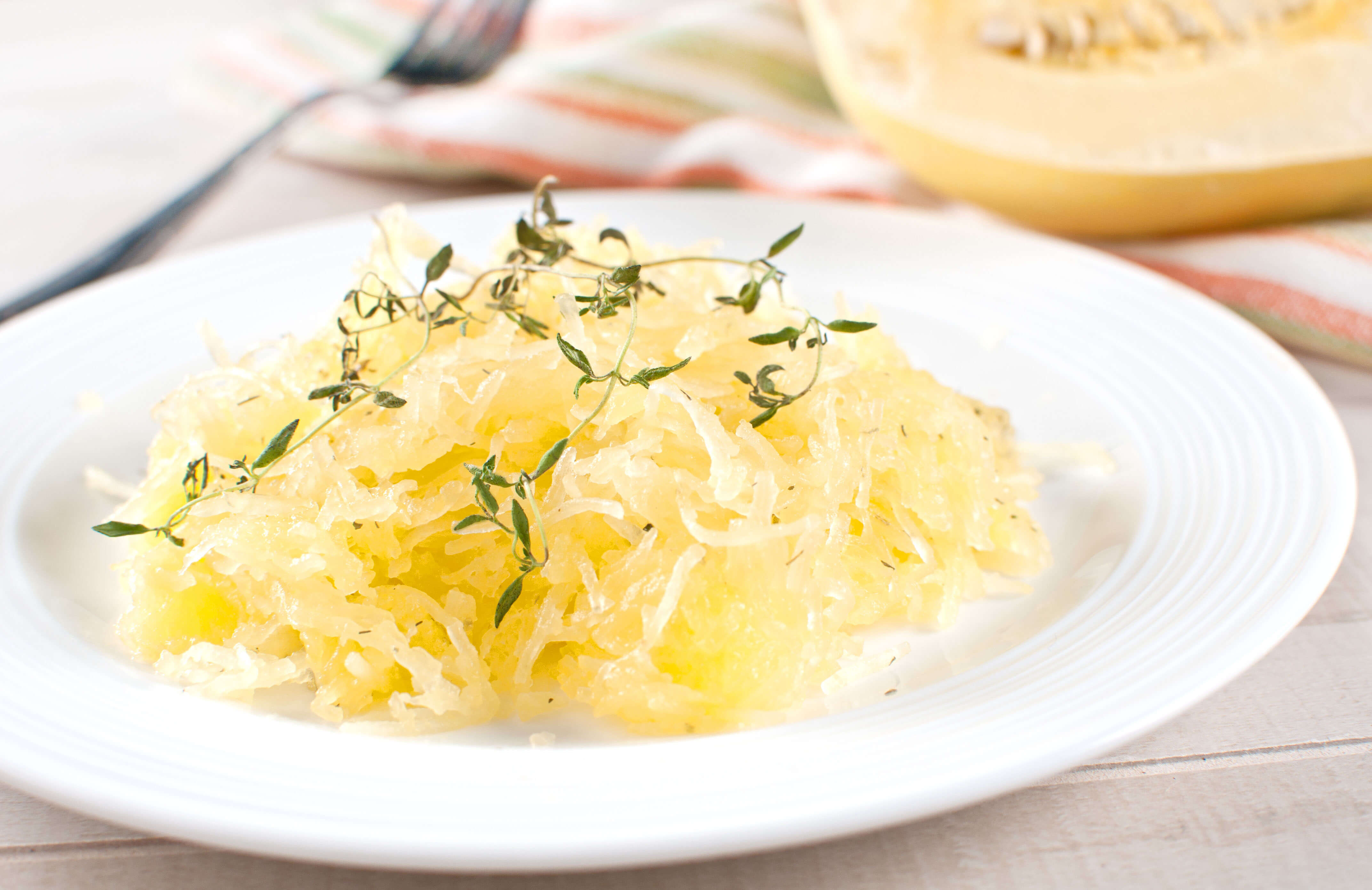 Lemon Parmesan Roasted Spaghetti Squash - Natures Fare