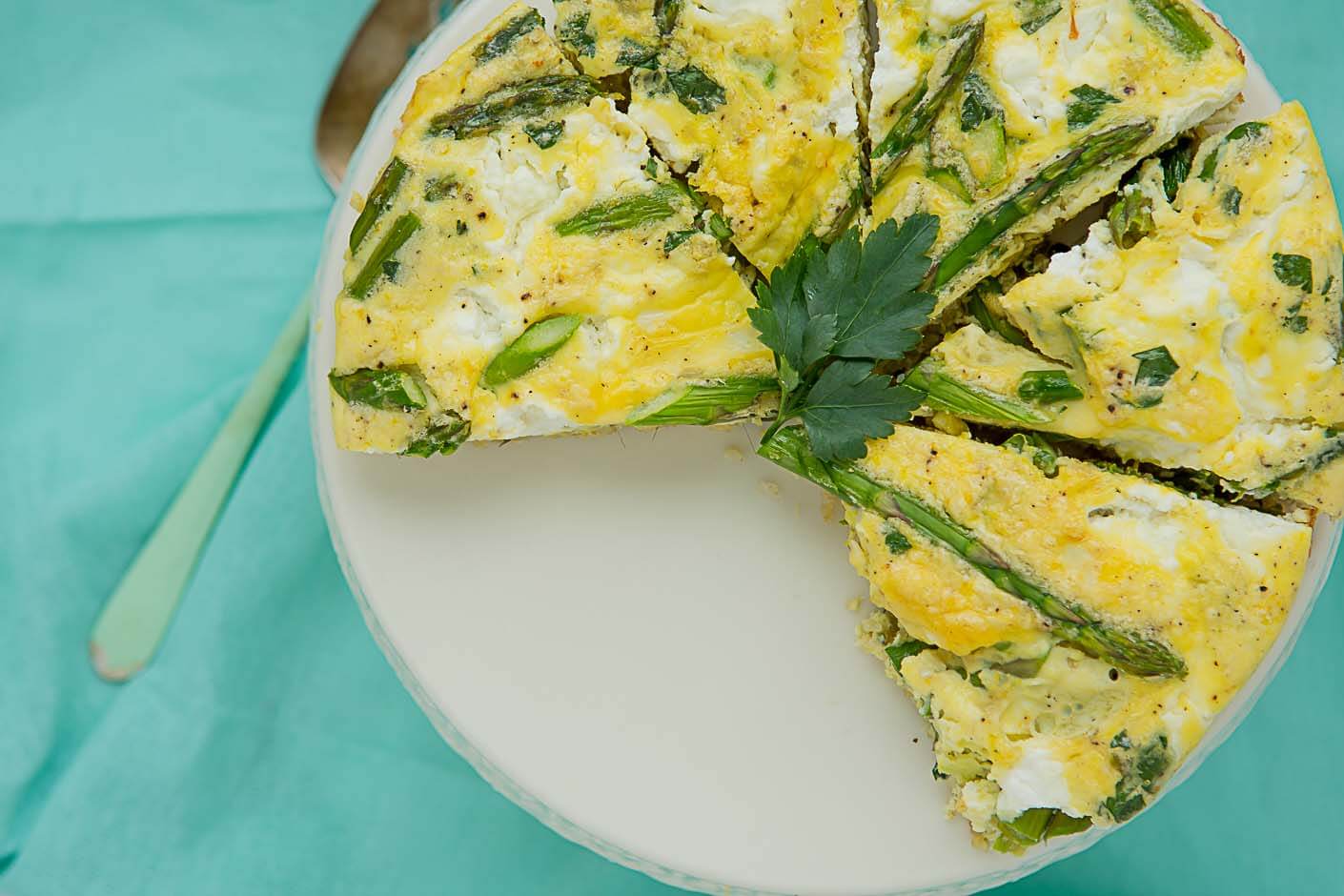 Asparagus Quinoa Frittata