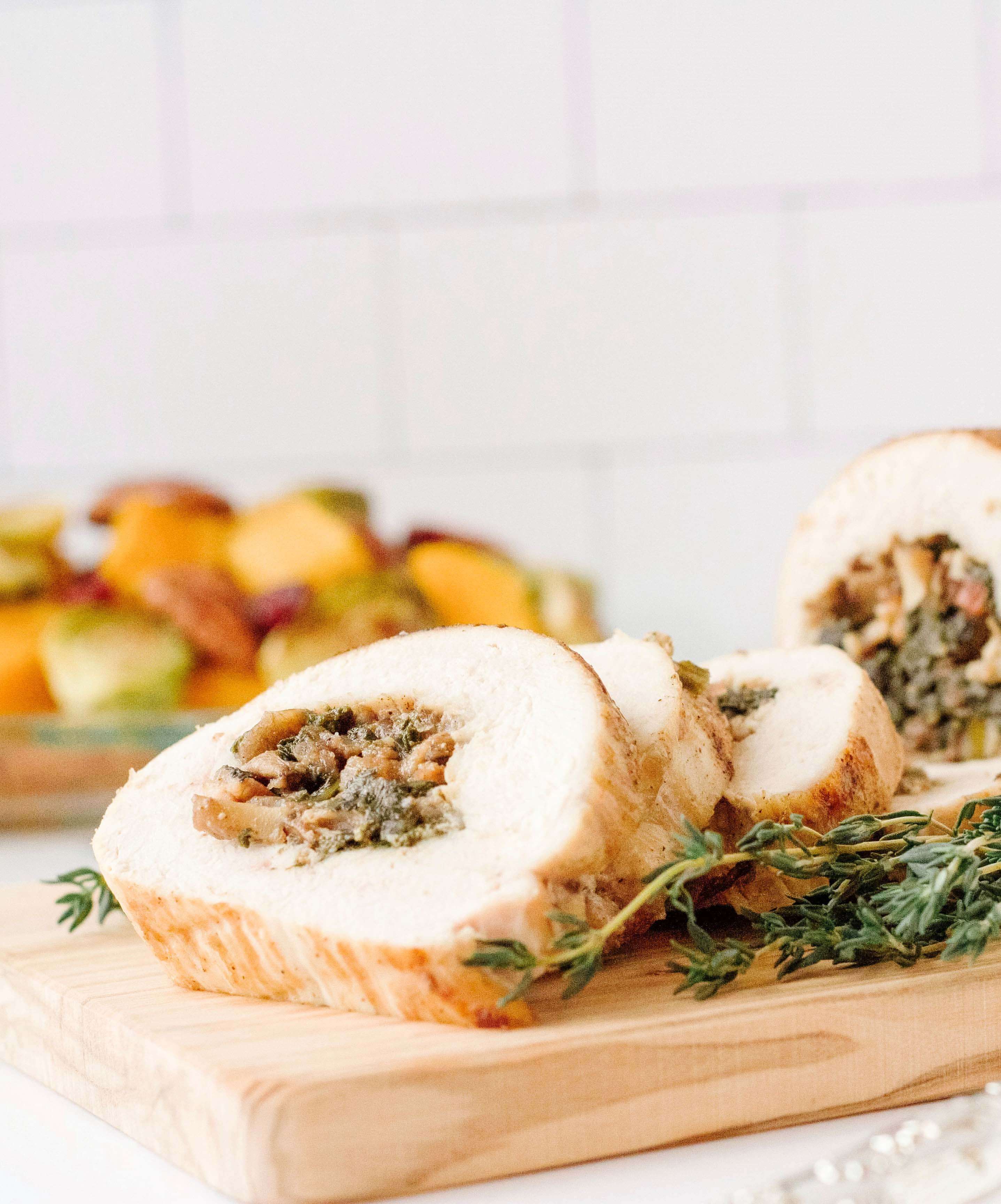 Stuffed Turkey Roll - Natures Fare