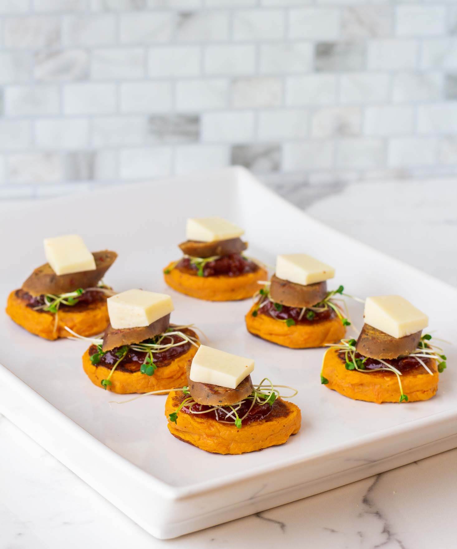 Bistro Meal Hacks! Sweet Potato Stacks Appetizers