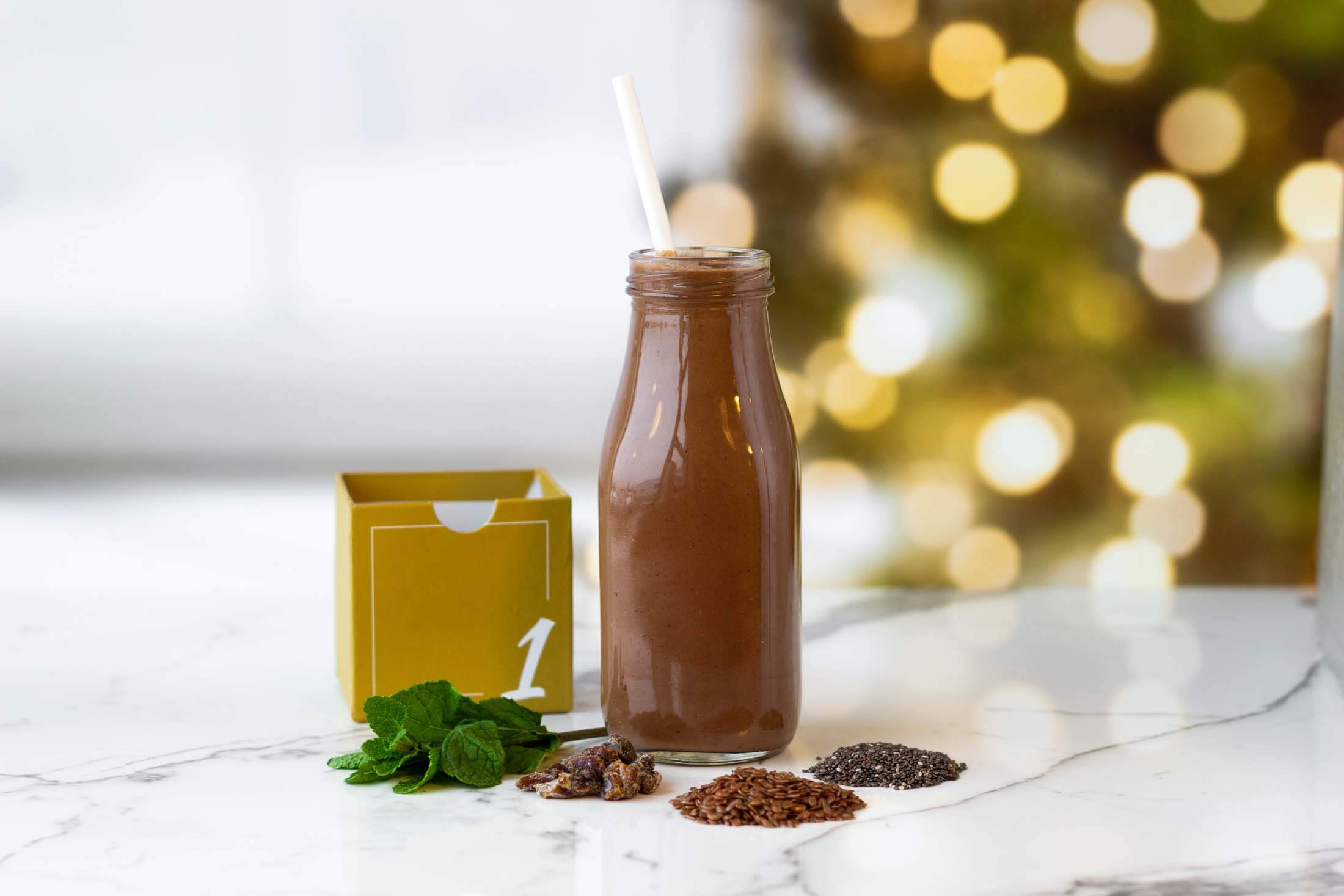 Cacao mint smoothie