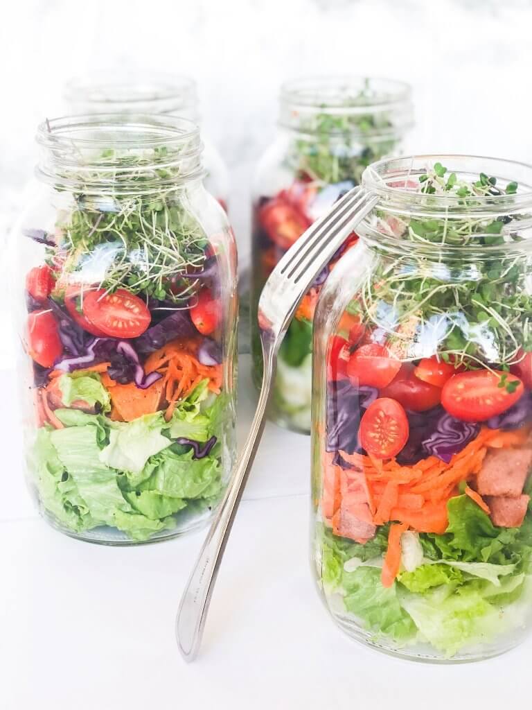 Mason Jar Meal Prep Salad Edition - Natures Fare