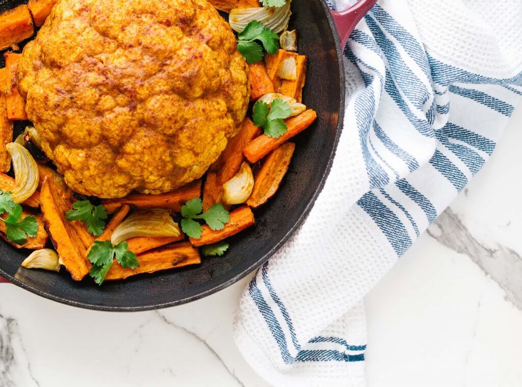 Tikka Masala Roasted Cauliflower 