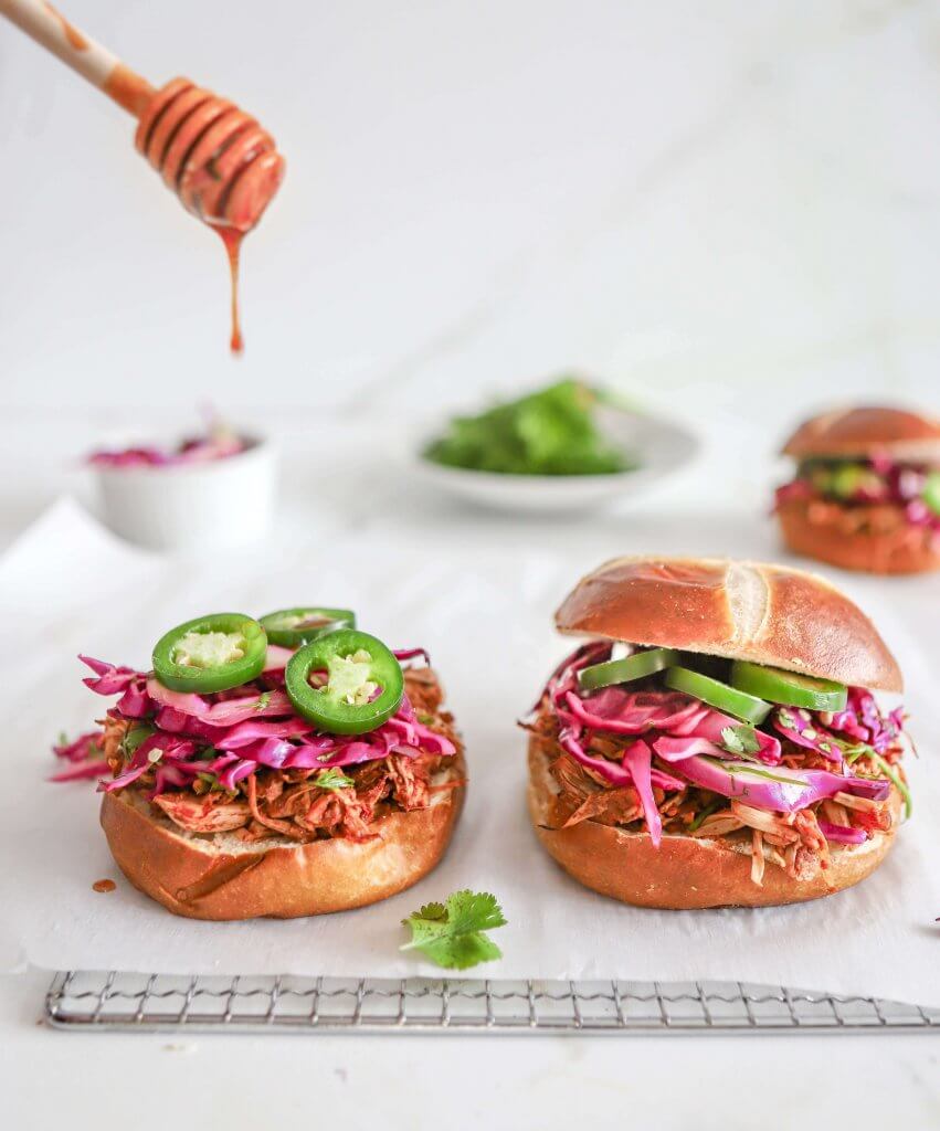 Pulled Jackfruit Burgers Natures Fare