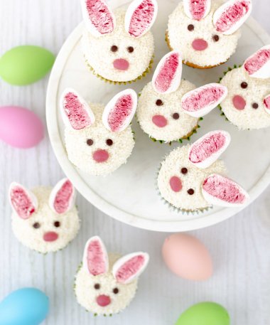 Fuzzy Bunny Cupcakes