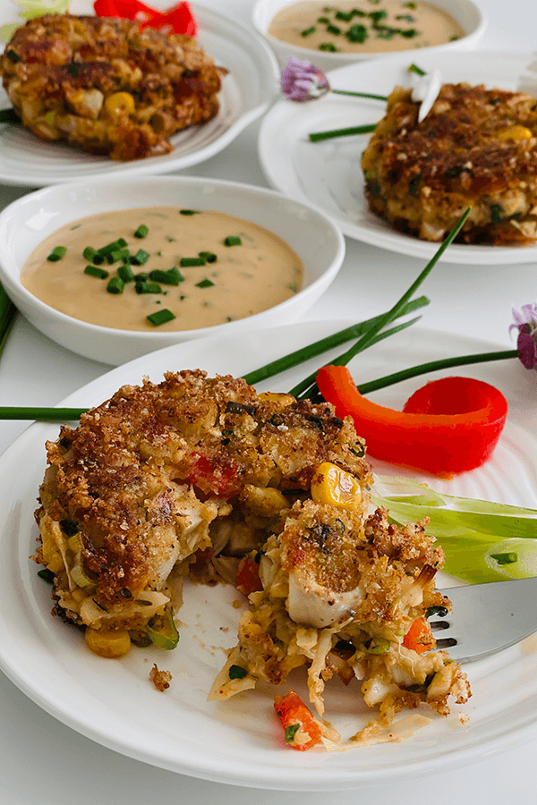 Crabless Cakes with Thousand Island Dip - Natures Fare