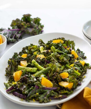 Grilled Kale and Citrus Salad