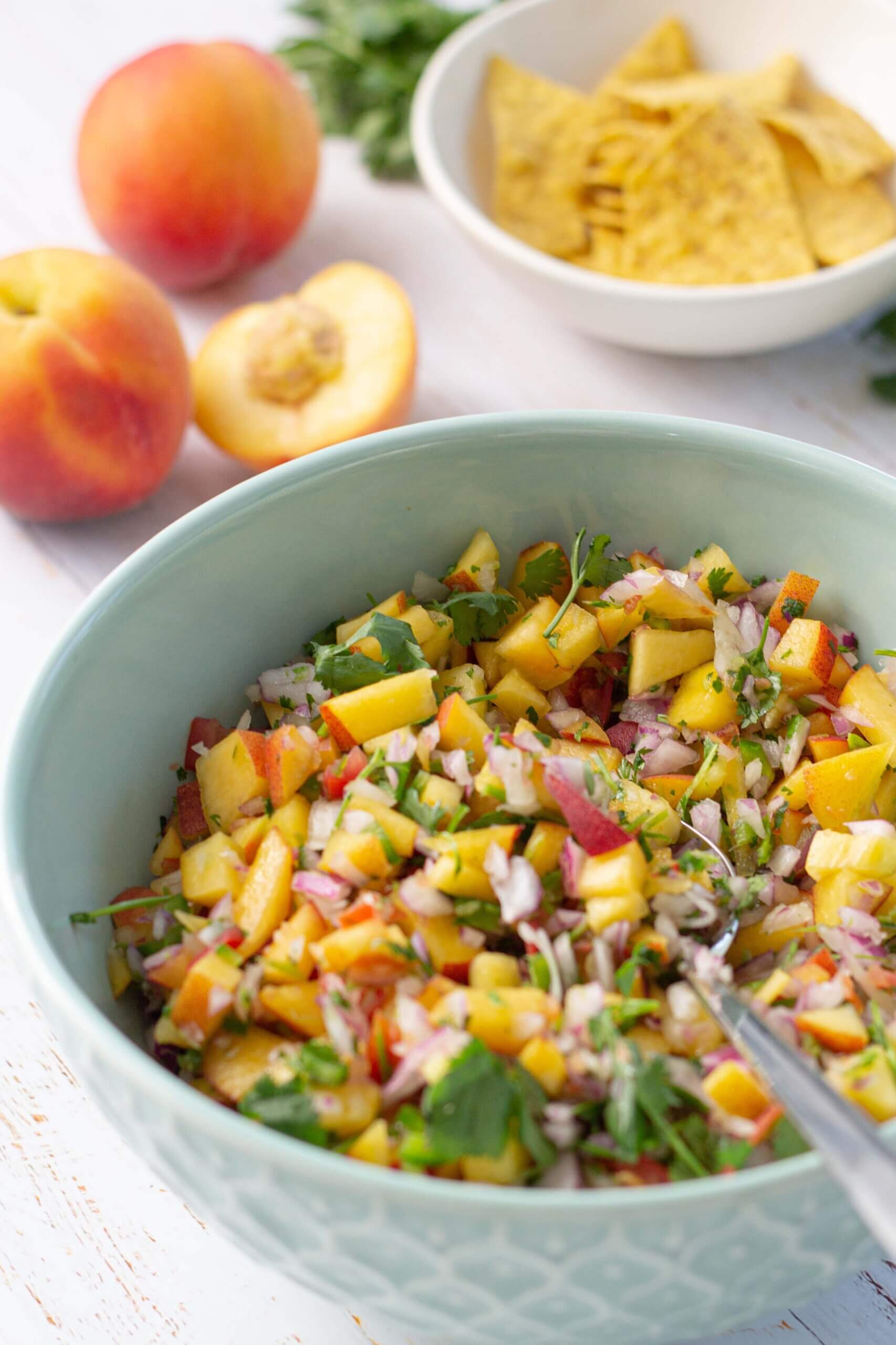 Fresh Peach Salsa - Natures Fare