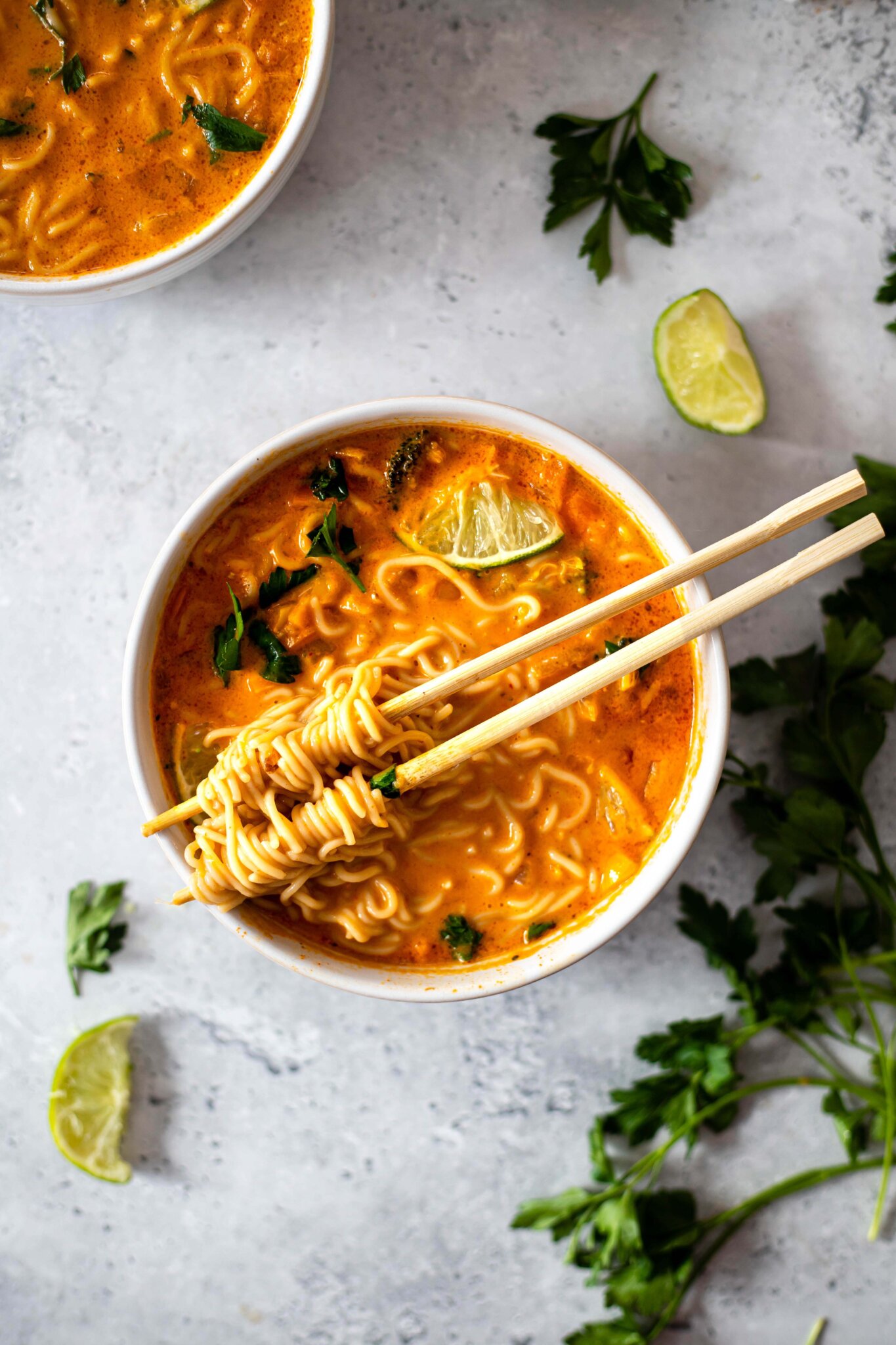 Thai Red Curry Noodle Soup Natures Fare