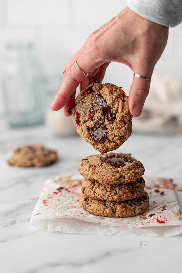 Raspberry Chocolate Chip Cookies - Natures Fare