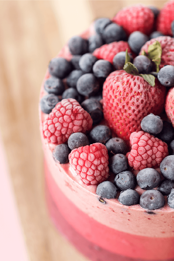 Triple Berry Righteous Sorbetto Cake - Natures Fare